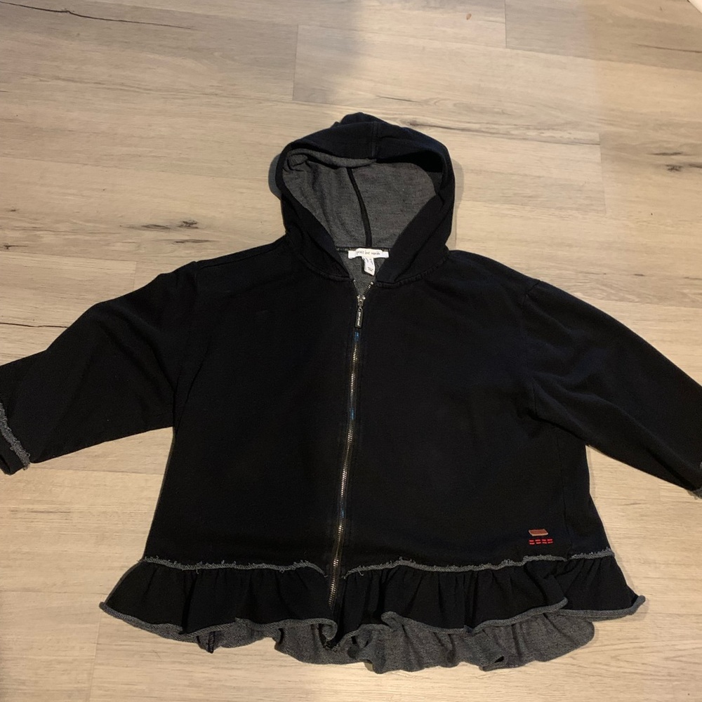 Peace Love World Black Hoodie